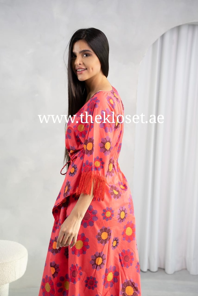 Gorgeous Flower-Patterned Dress