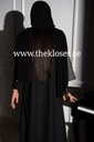 Floral beaded tassels Abaya