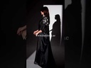 Floral Two Piece Silk & Chiffon Abaya