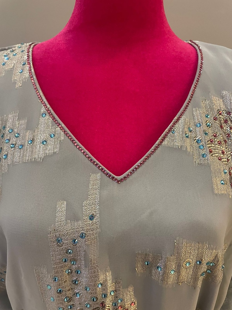 Chic Embroidered Dress