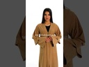 Winter brown abaya