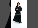 Stones black Abaya