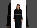 Black Abaya with Beaded
