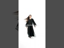 Black Abaya With Beaded Design