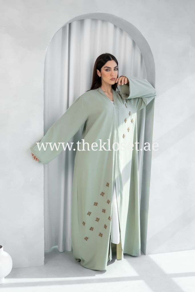 Chic Beaded Abaya 