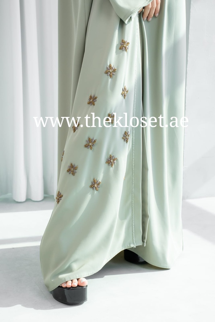 Chic Beaded Abaya 