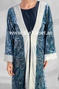 Two piece double sided velvet Abaya