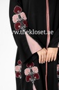 Elegant Floral Hand Beaded Abaya