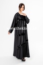 Elegant Black Hand Made Beaded Abaya