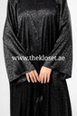 Leopard Print In Black Abaya