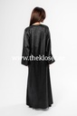 Leopard Print In Black Abaya