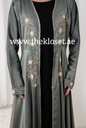 Crepe Beaded Fashion Abaya