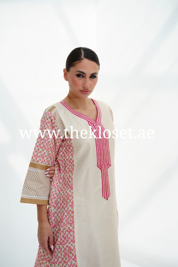 Long Embroidered Dress