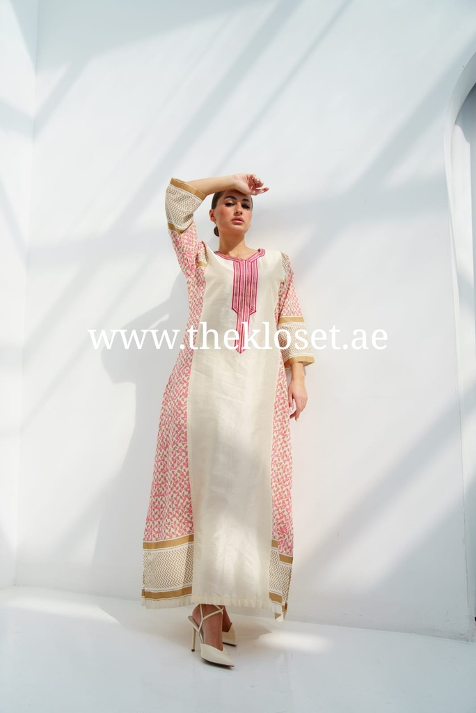 Long Embroidered Dress