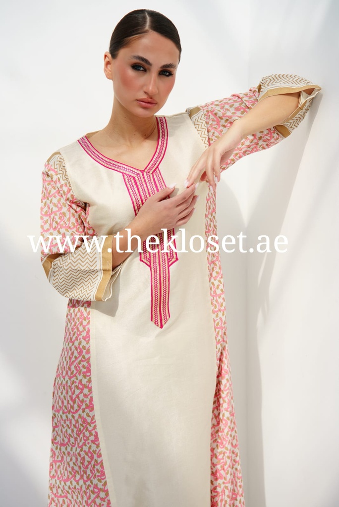 Long Embroidered Dress