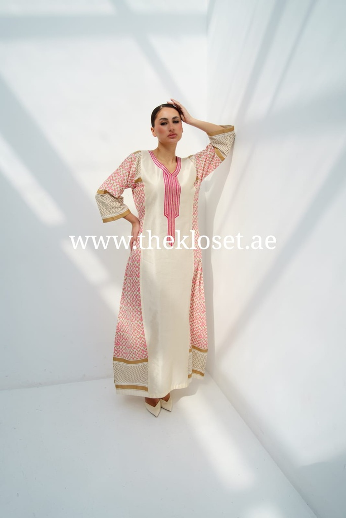 Long Embroidered Dress