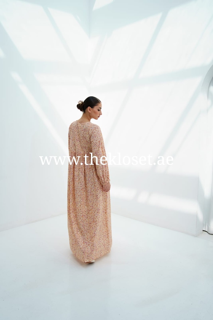 Floral Print Smocked dress 