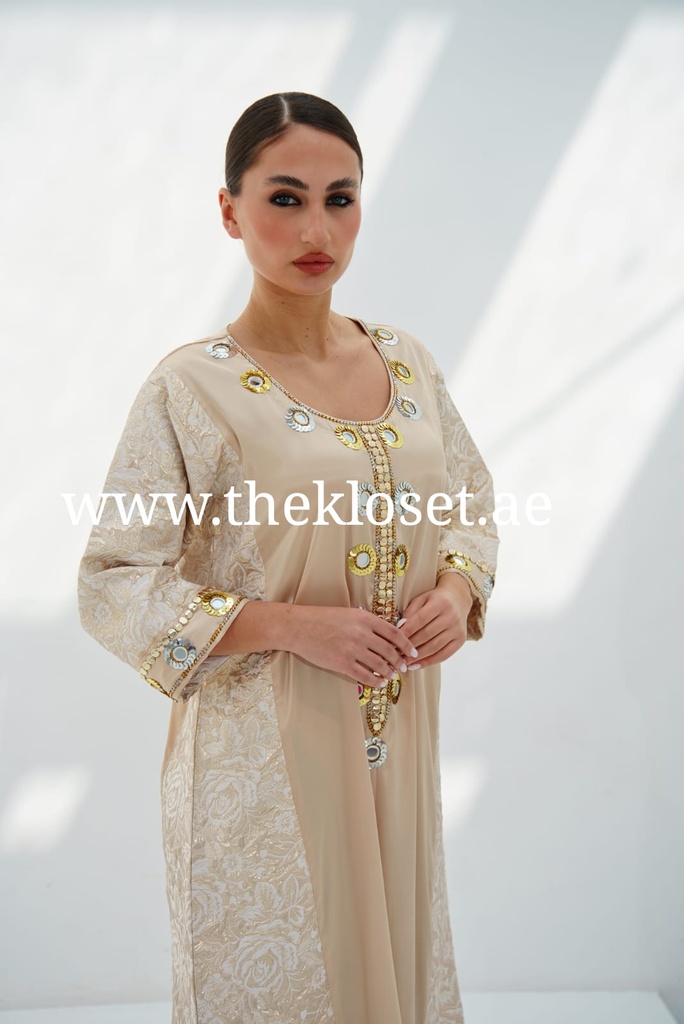 Golden Shiny Fashion Dress