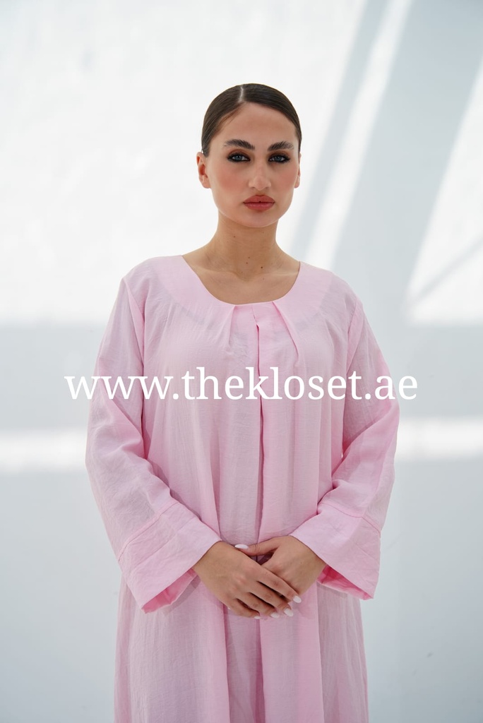 Plain Pink Simple Dress