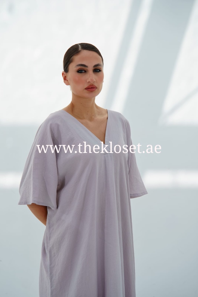 Light Grey Simple Dress