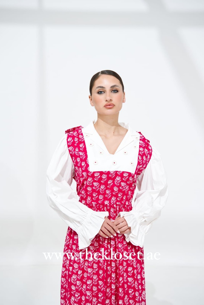 Charming Floral Pattern Maxi Dress