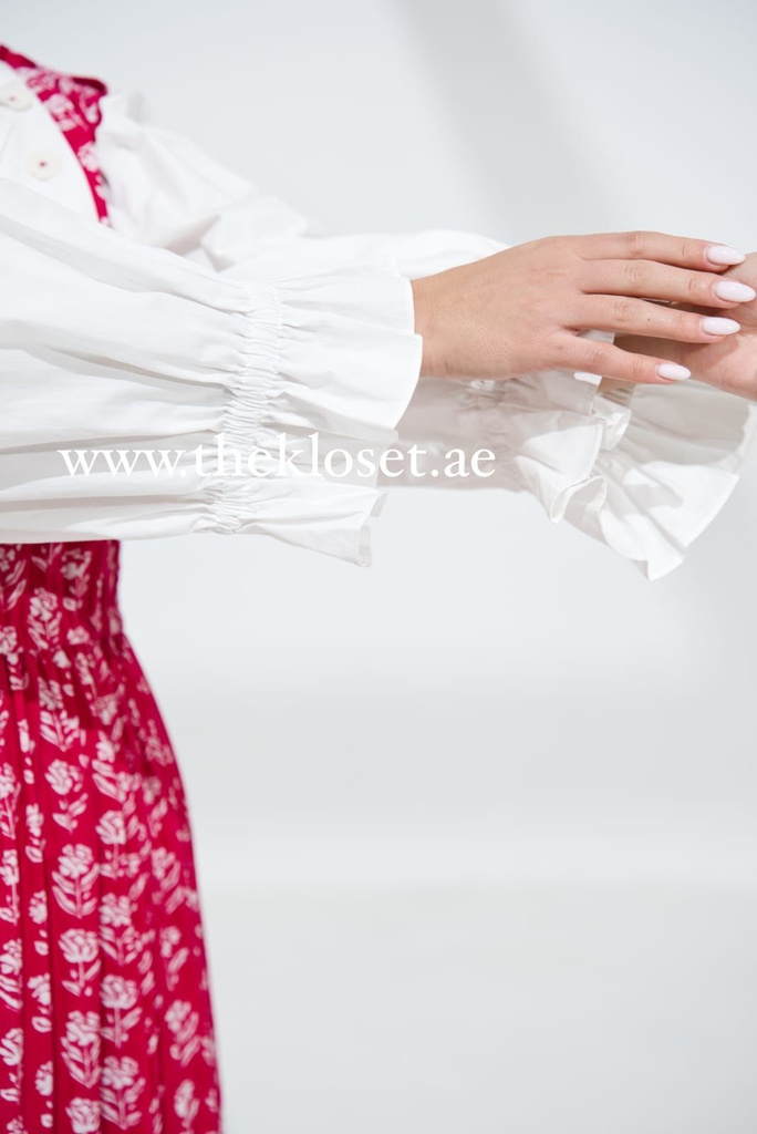 Charming Floral Pattern Maxi Dress