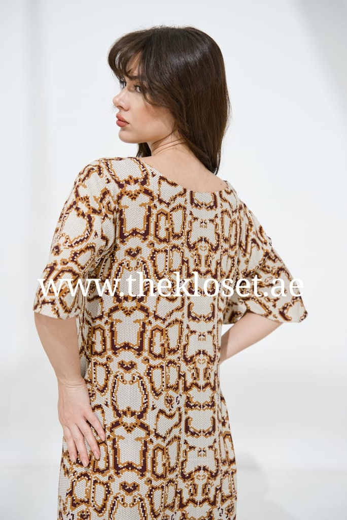 Digital Leopard Dress