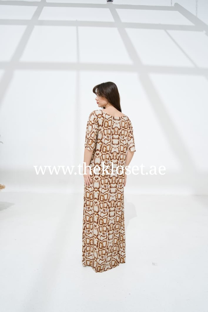 Digital Leopard Dress