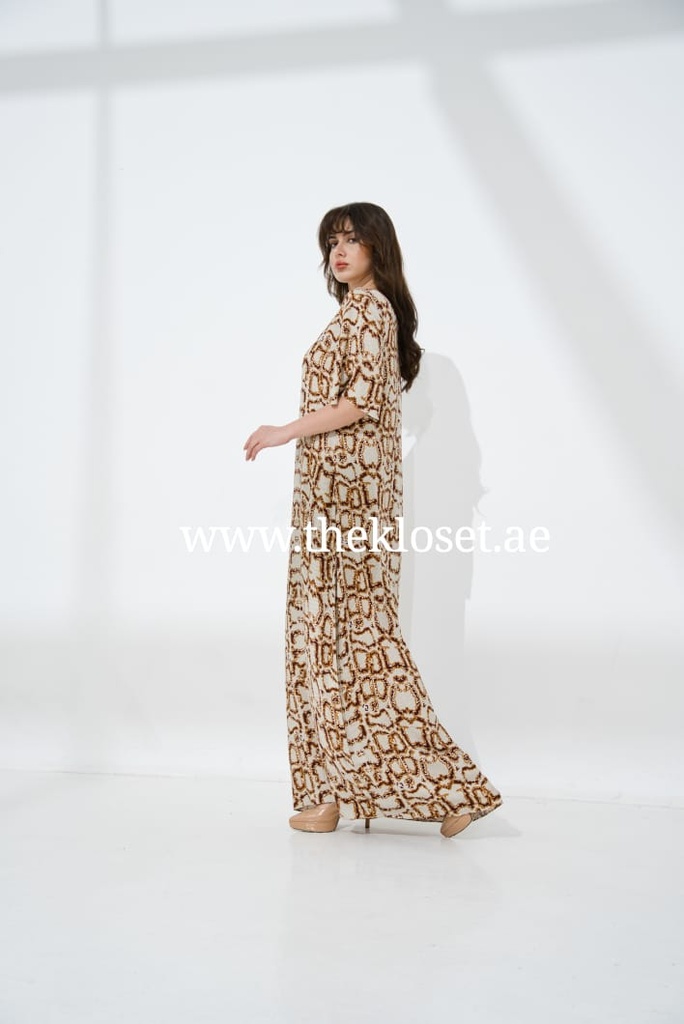 Digital Leopard Dress