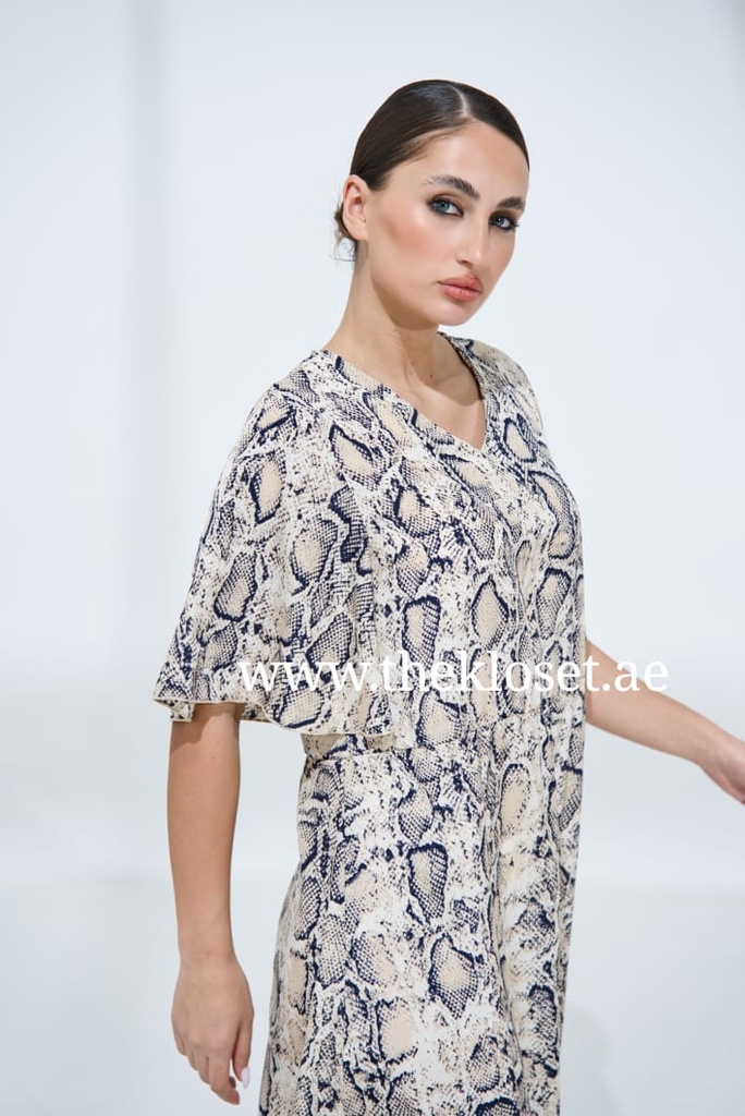 Snake Pattern Dress