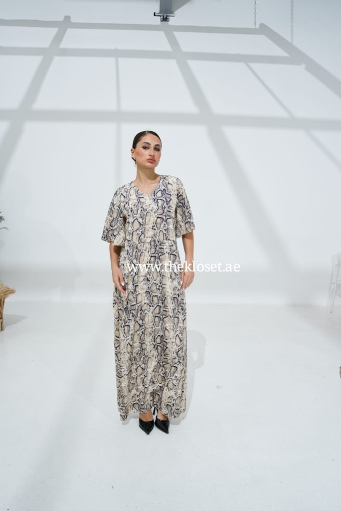 Snake Pattern Dress