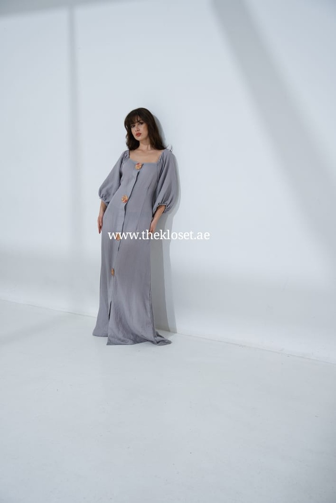 Gorgeously Oversized Button Dress