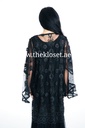 Elegant Black Lace Abaya