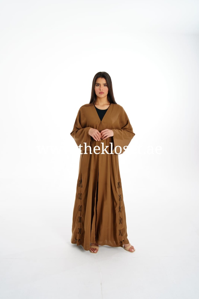 Winter brown abaya