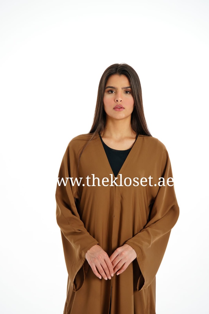 Winter brown abaya