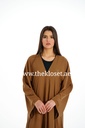 Winter brown abaya