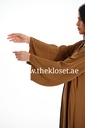 Winter brown abaya