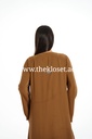 Winter brown abaya