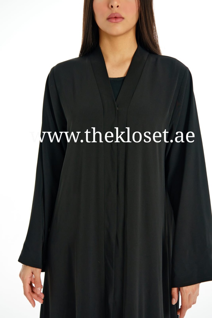 Beaded floral black Abaya