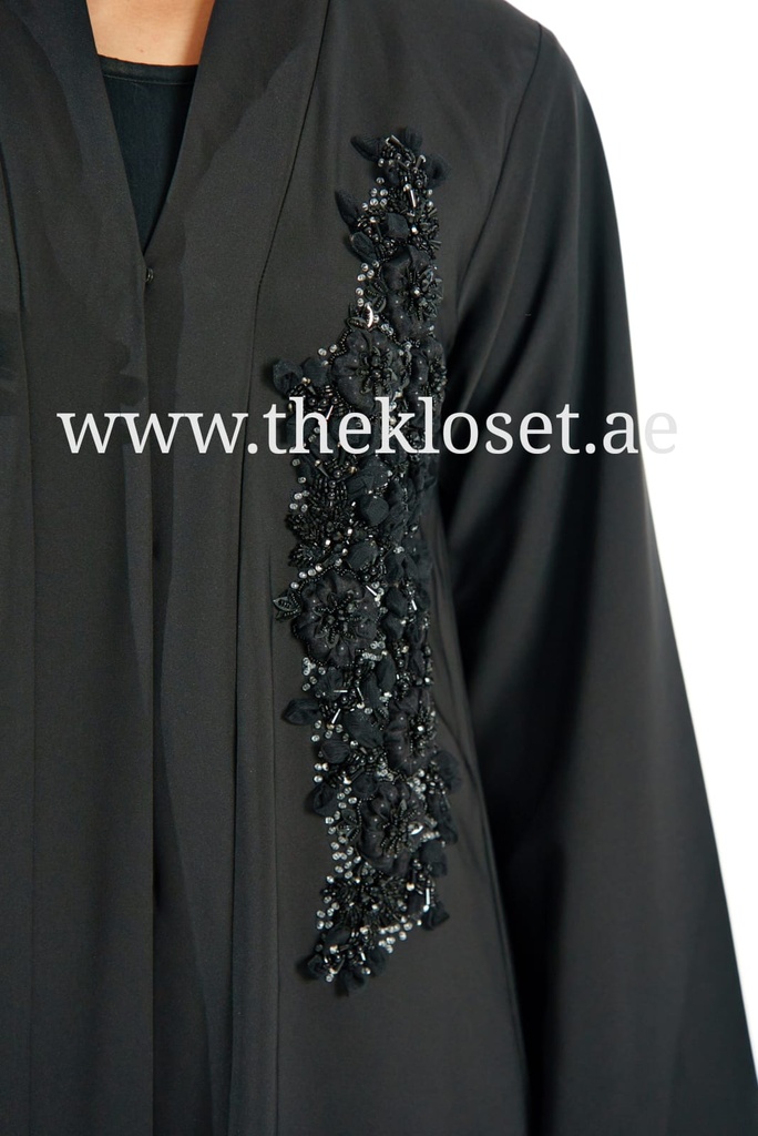 Beaded black Abaya