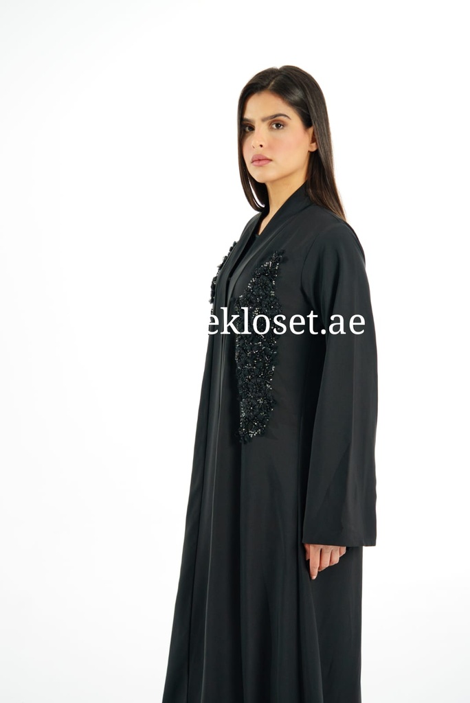 Beaded black Abaya