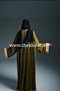 Golden Beige belted Abaya
