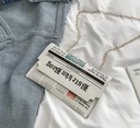 Vintage Newspaper Shaped Novelty Bag