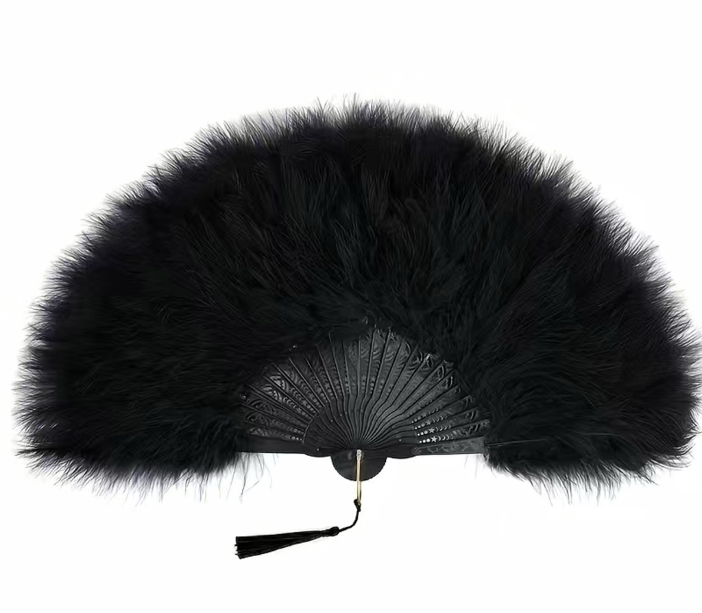 Vintage Marabou Feather Fan