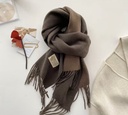 Double Sides Solid Color Scarf