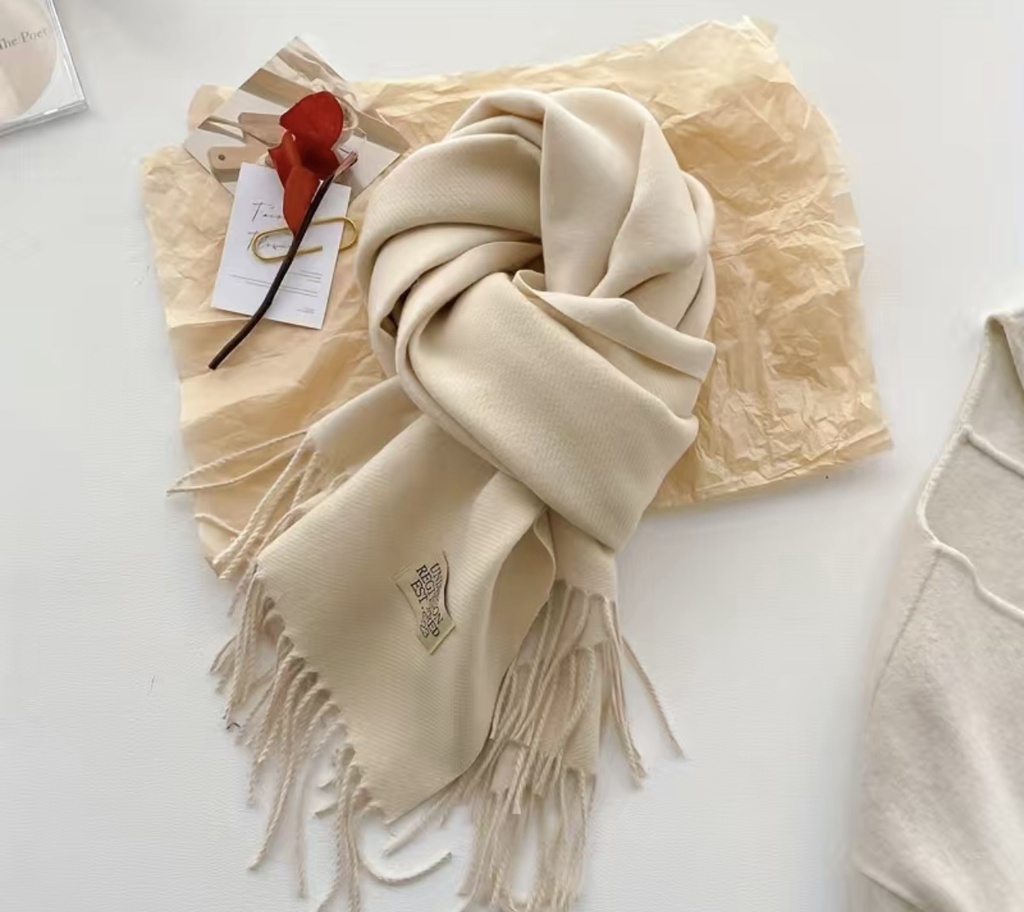 Double Sides Solid Color Scarf
