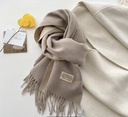 Double Sides Solid Color Scarf