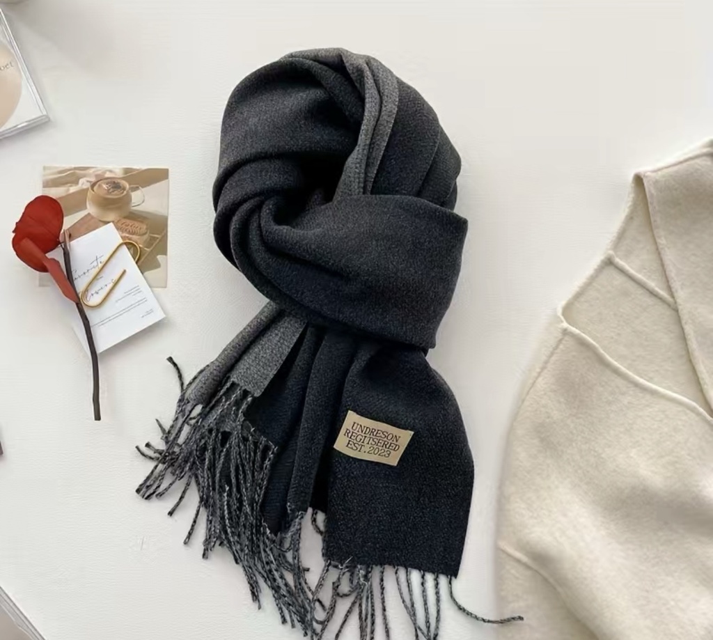 Double Sides Solid Color Scarf