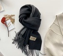 Double Sides Solid Color Scarf