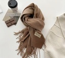 Double Sides Solid Color Scarf